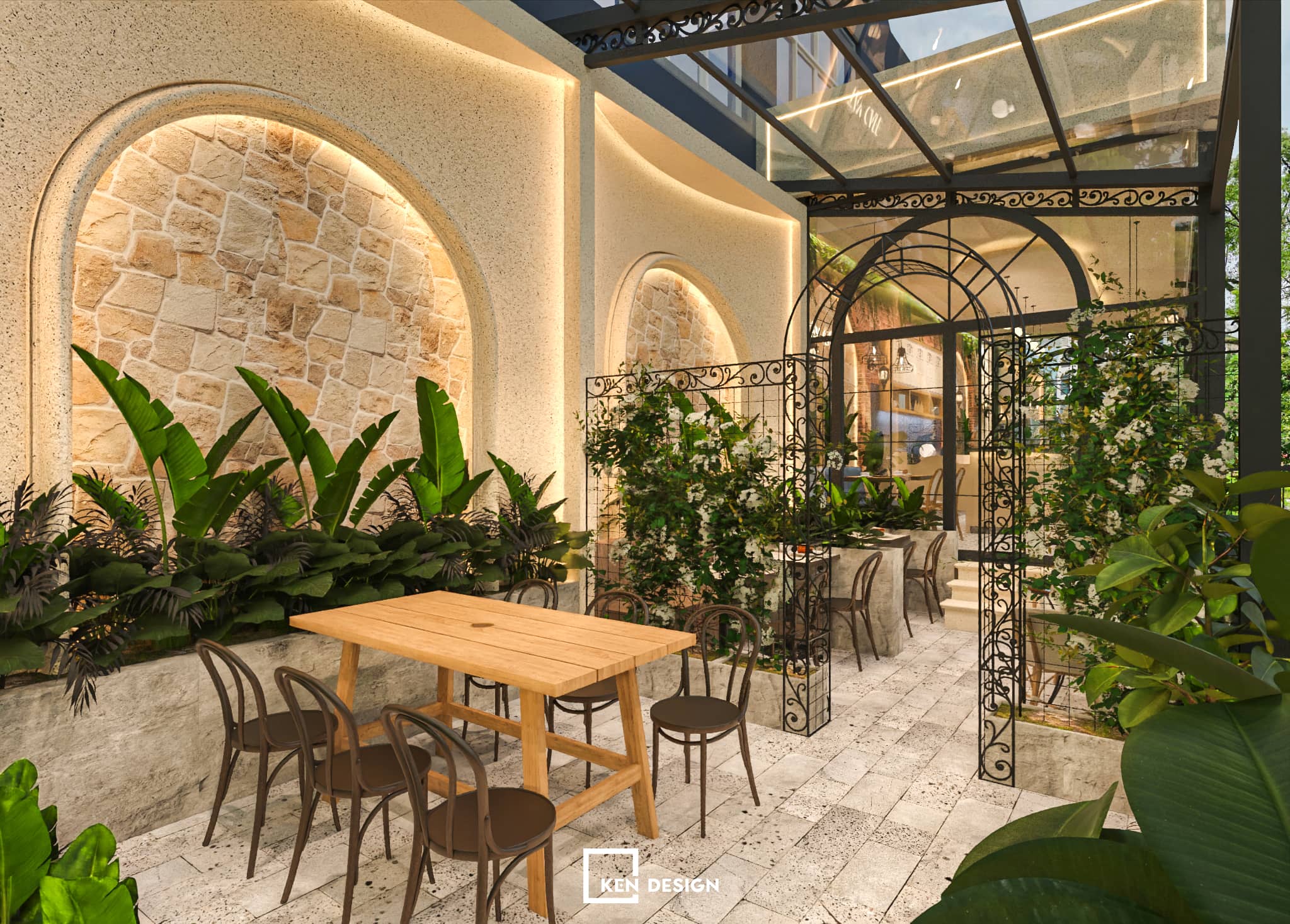 Thiết kế quán Tày Cafe tại Cao Bằng